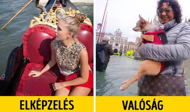Velence elképzelés vs valóság