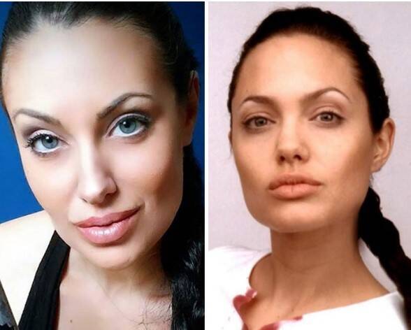 Ez a lány jobban hasonlít Angelina Jolie-ra, mint maga Angelina Jolie.