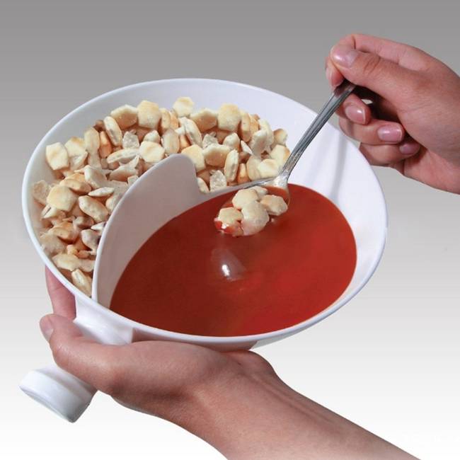 Szeparált mélytányér.