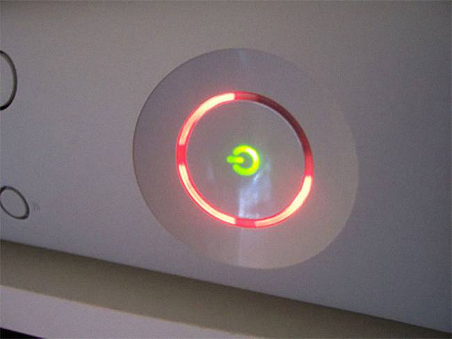 A piros halálkör az Xbox-on.
