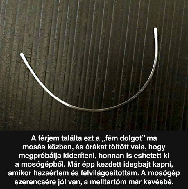 Végezetül egy jó tanács: ne hagyjuk magára a férjünket a mosással...😏
