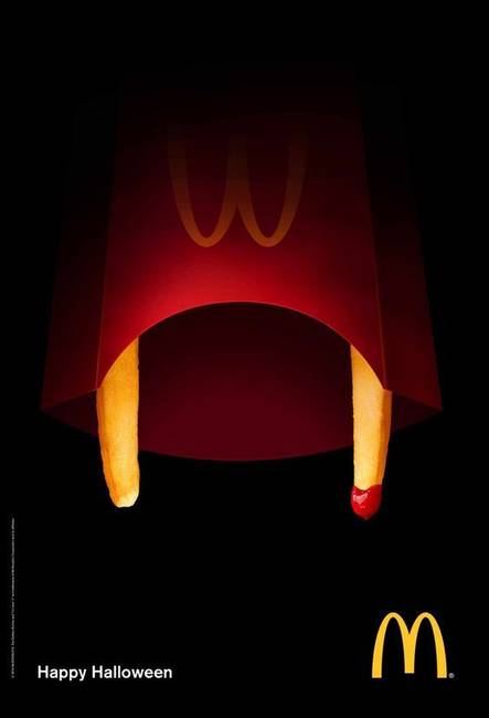 Halloween-i McDonald's reklám.