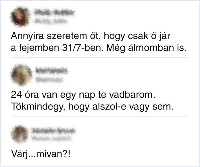 Annyira szerelmes, hogy még az időérzékét is elvesztette.