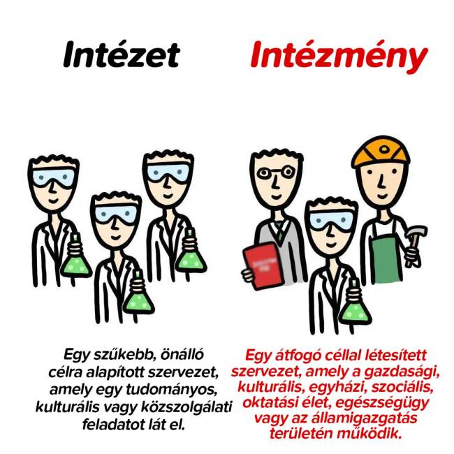 Intézet és intézmény