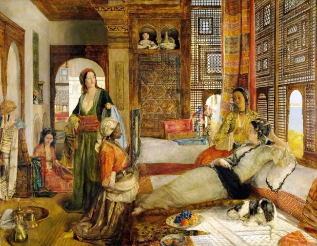 "A hárem", John Frederick Lewis festménye, 1876.