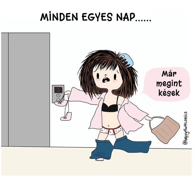 19 vidám képregény a női problémákról, melyekkel időről-időre mindannyian találkozunk