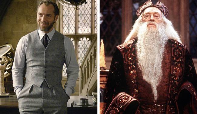 „Kíváncsi lennék, hogy Albus Dumbledore miért és mikor döntött úgy, hogy a háromrészes öltönyét köntösre cseréli."