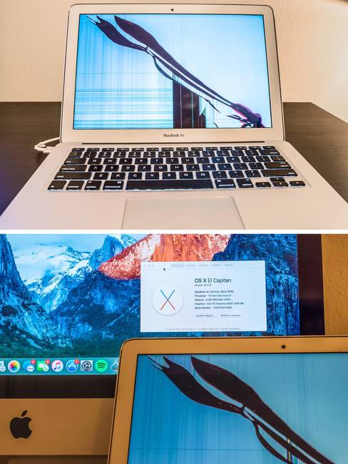 „A kukába dobva találtam ezt a törött képernyőjű MacBook Air-t. 300 dollárért (~90 ezer forint) adtam el."