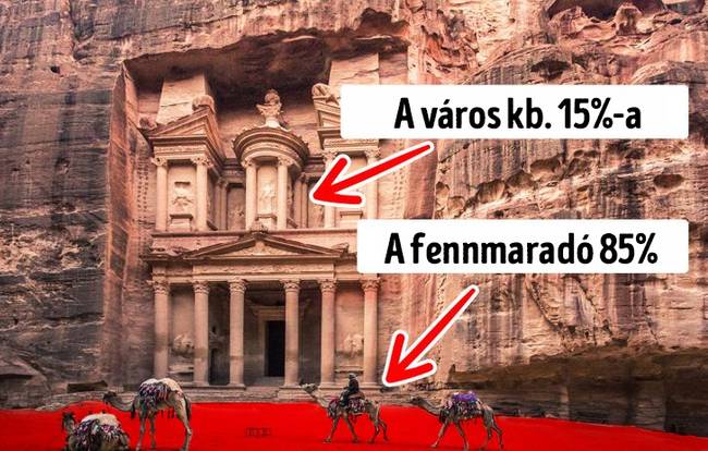 12 érdekes tény Petráról - a sziklából faragott elveszett városról, a jordán sivatag közepén