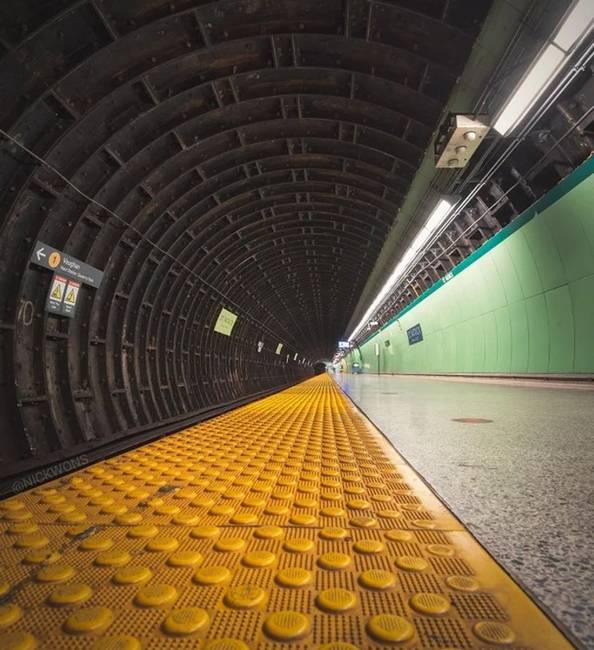 „Ezt a fényképet Torontó egyik metróállomásán készítettem."