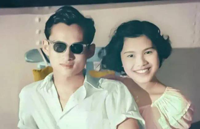 Bhumibol király és Sirikit ifjúkorukban