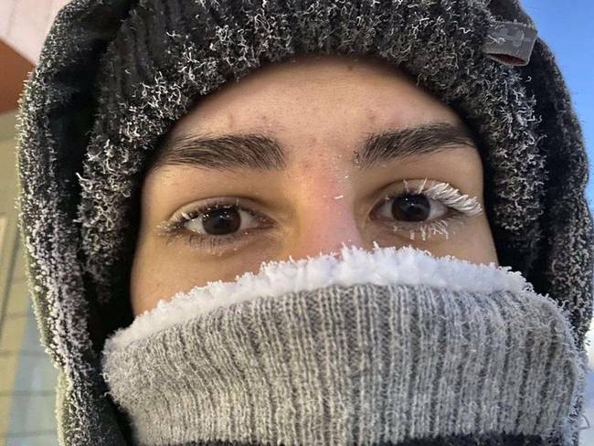 „Ma reggel -52 °C volt."