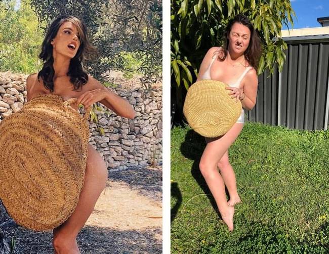Az ausztrál színésznő tovább parodizálja az Instagram-celebek képeit, de még mindig imádjuk