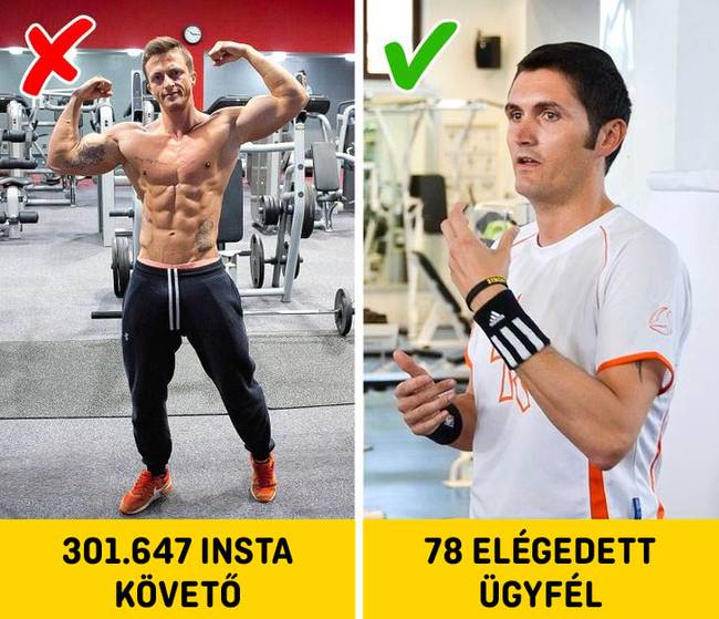Személyi edző kiválasztás