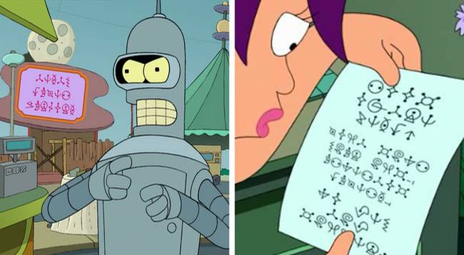A "Futurama" alkotói egy új ábécét találtak fel