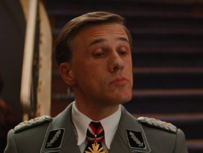 Christoph Waltz a Becstelen brigantyk című filmben