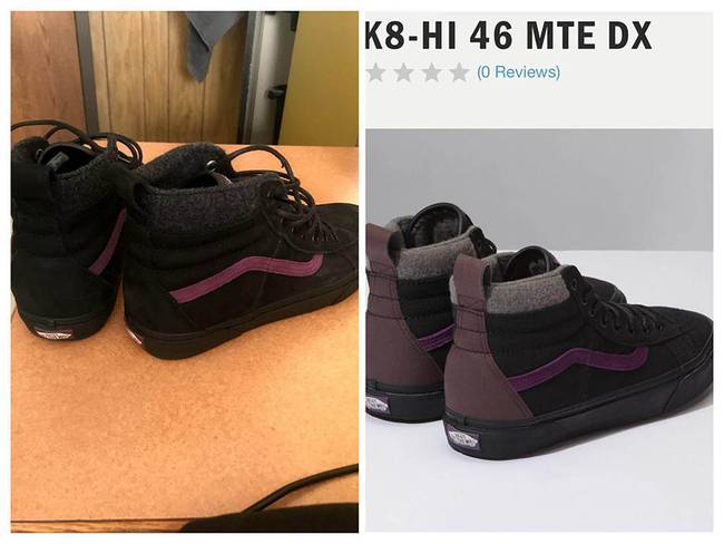 A csalódott vásárló az egész webhelyet felkutatta, de soha nem találta meg a neki küldött modellt.