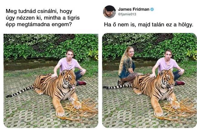 Veszélyes hölgy.