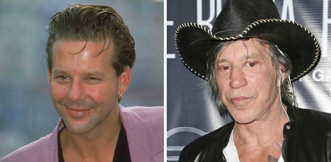 Mickey Rourke kinézetéért nagy kár.