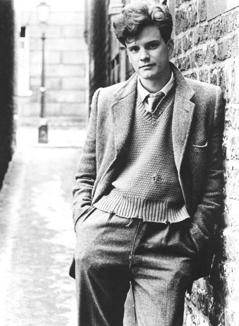 Colin Firth 1980-ban.