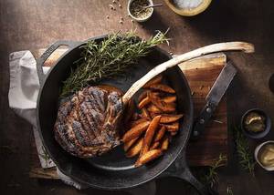 Steak és répa