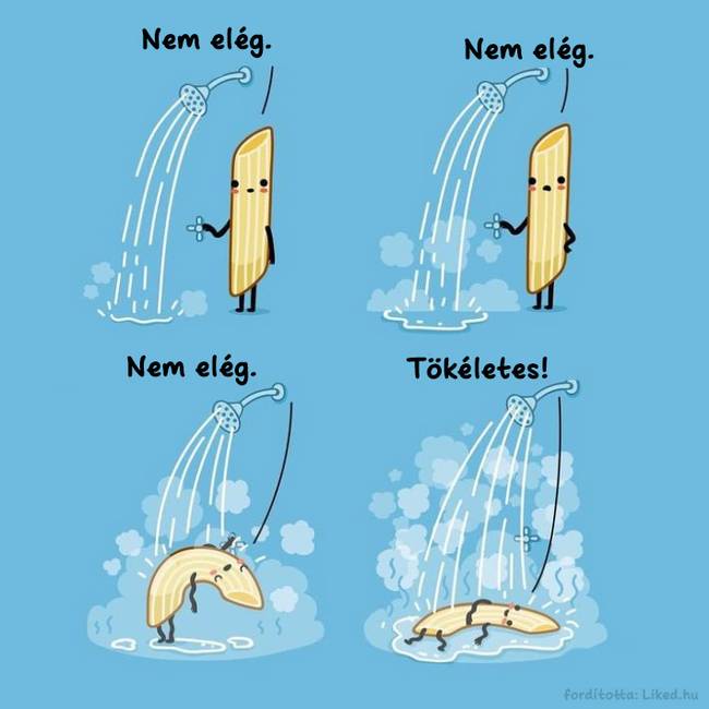 Amikor végre elég meleg a víz.