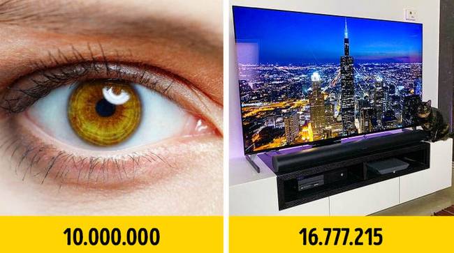 Az emberi szem akár 10 millió színt is képes megkülönböztetni