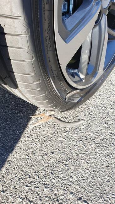 „A feleségem új autóját vezettem, amikor ez történt."