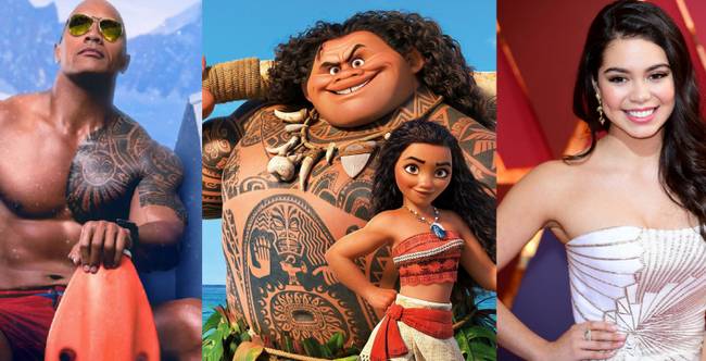 Maui – Dwayne Johnson és Moana – Auli’i Cravalho (Vaiana)