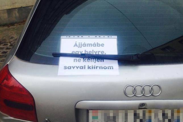Baráti figyelmeztetés, MÉG szép szóval.