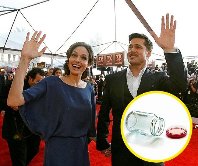 Brad Pitt lélegzete egy befőttes üvegben - $530 (~135 ezer forint)