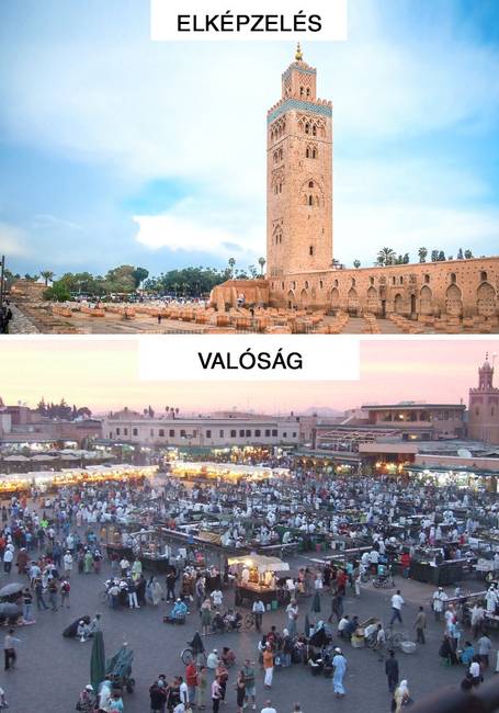 Marrakeshi piac, Marokkó