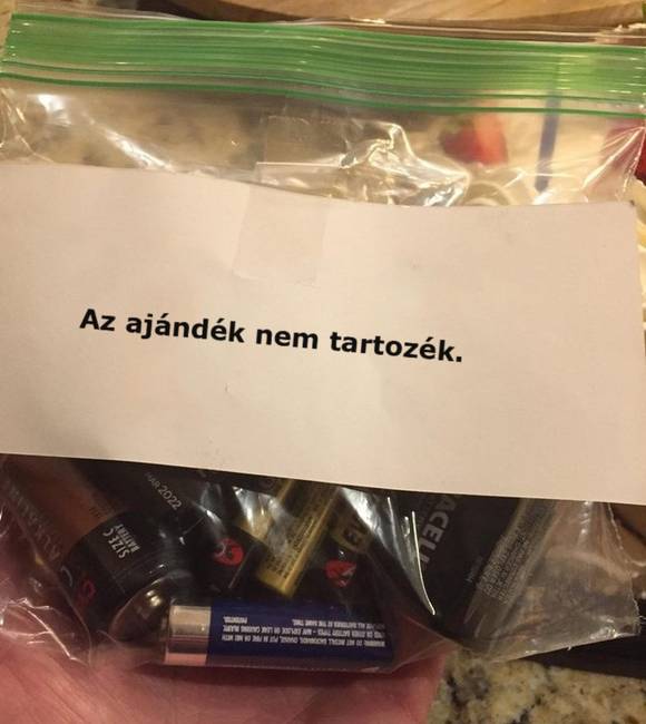 „Ezt adta nekem a nővérem a 18. születésnapomra."