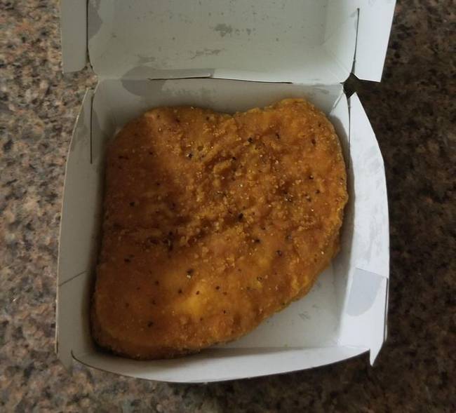 „Rendeltem 6 csirke nuggetset, de ez volt a dobozban."