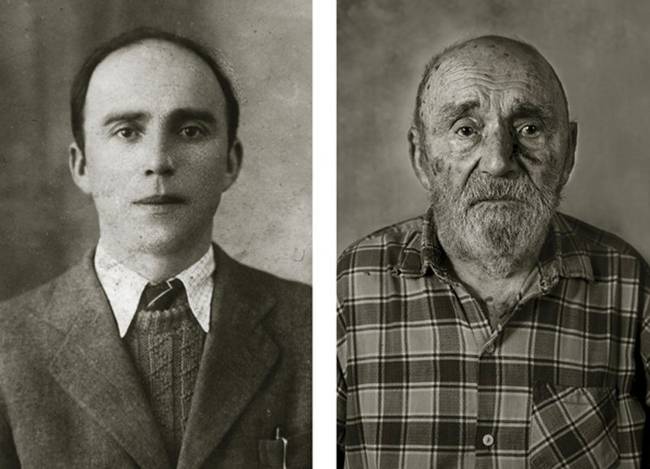 Vincenc Jetelina: 30 és 105 éves korában.