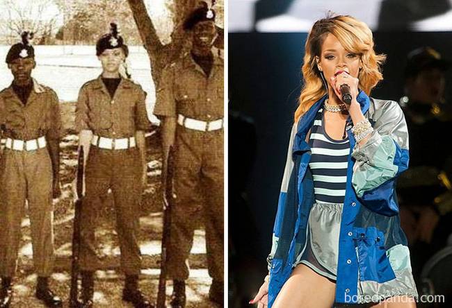 Rihanna kadét volt a hadseregnél.