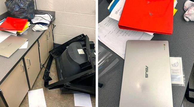 „A régi tévém leesett, és nem akárhol landolt: az új laptopomon."