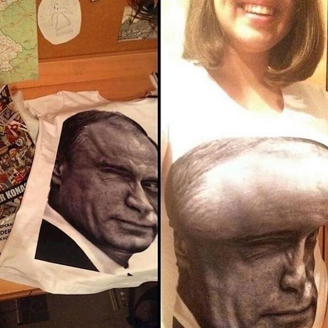 Ezt a pólót nem nőkre tervezték.