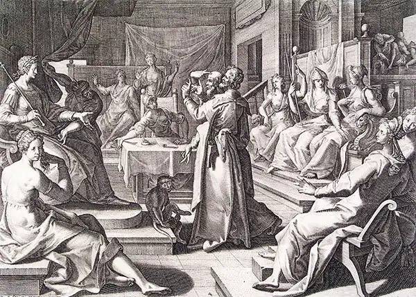 D. van Winge, "Heliogabalus és a bölcsek".