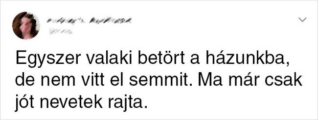 Házba betört