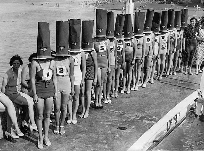 Arc nélküli szépségverseny - Cliftonville, 1936.
