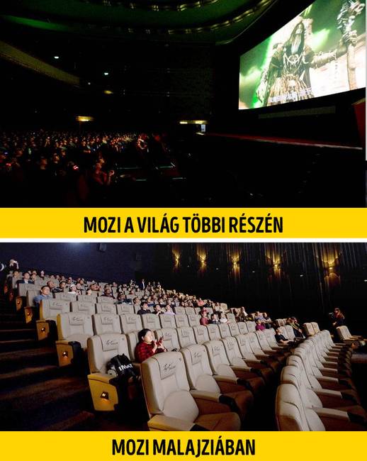 A malajziai mozikban nem kapcsolják le a fényeket vetítés közben.