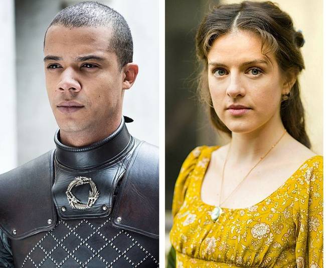 Jacob Anderson (Grey Worm) és felesége, Aisling Loftus színésznő.