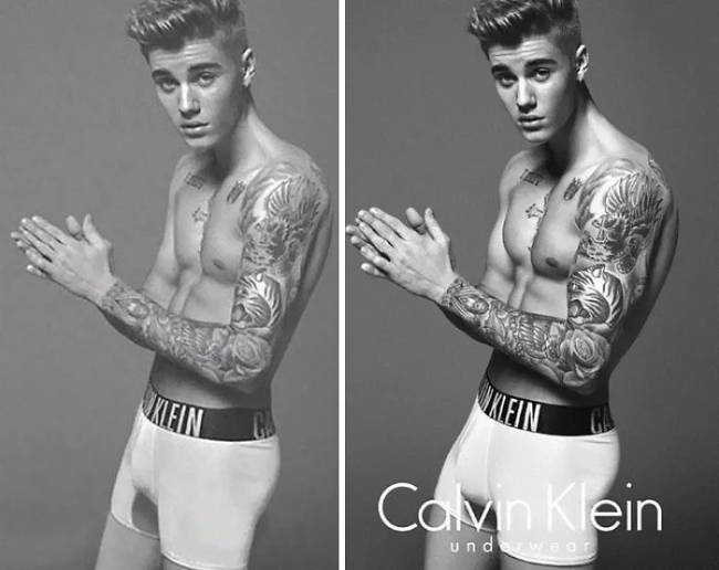 Nemcsak a női Instagram-modellek élnek ám trükkökkel. Justin Bieber is.