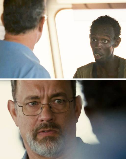A "Phillips kapitány" című film ikonikus „Hallgass! Most én vagyok a kapitány!" mondata csak a színész, Barkhad Abdi improvizációja volt, ezért olyan őszinte Tom Hanks meglepődöttsége. Barkhad Abdi-t egyébként a legjobb férfi mellékszereplőnek járó Oscar-díjra jelölték a film után.