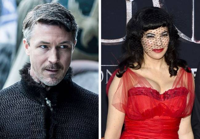 Aidan Gillen (Petyr Baelish) és barátnője, Camille O’Sullivan énekesnő.