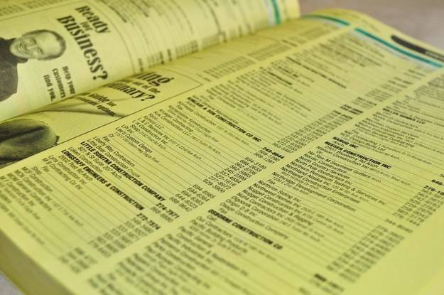 Amikor még az üzletek címét és bizonyos embereket csak az Aranyoldalak segítségével sikerült megtalálnunk és elérnünk.