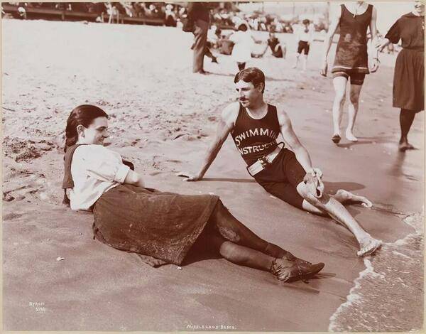Nikola Tesla úszásoktatóként dolgozott 1900-ban, New Yorkban.