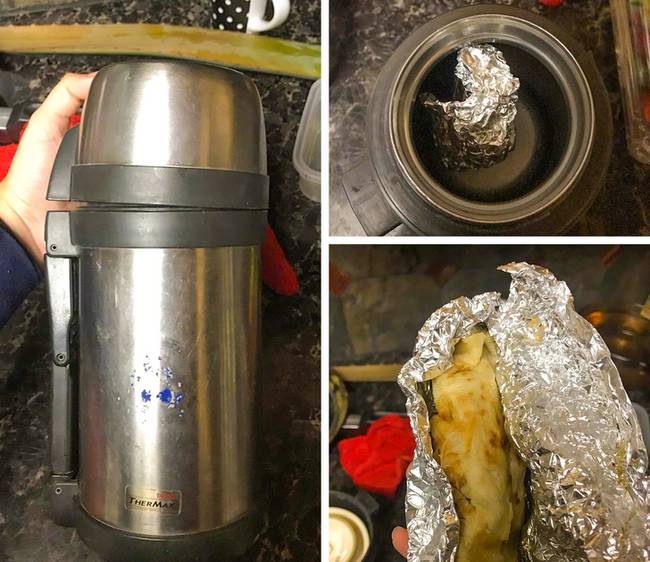 „Apám termoszban hordja a burritóját, hogy melegen tartsa."