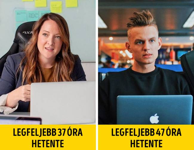 Hetente változó óra
